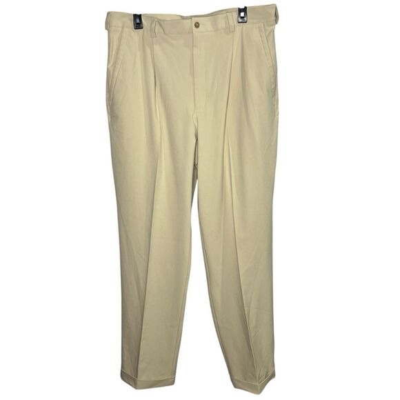 Nike FitDry Golf Lightweight Pleated Front
Relax Leg Cream Men’s Pant 36X32 - Picture 1 of 11